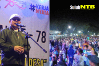 Perayaan Hari Koperasi di Car Free Night Lobar, gaungkan peran UMKM dan koperasi sebagai motor penggerak ekonomi lokal yang makin berkembang pesat.