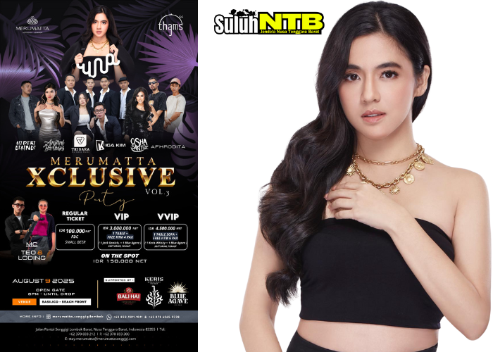 Senggigi akan bergetar! Merumatta Xclusive Party Vol.3 hadirkan FDJ Una dan deretan DJ top dalam pesta malam penuh musik dan gaya hidup glamor.

