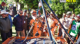 Gubernur NTB buka pelatihan Rinjani Rescue Vertical Evacuation, tekankan pentingnya sertifikasi internasional, kolaborasi, dan fasilitas evakuasi.