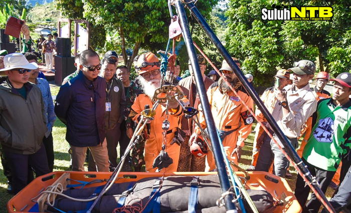 Gubernur NTB buka pelatihan Rinjani Rescue Vertical Evacuation, tekankan pentingnya sertifikasi internasional, kolaborasi, dan fasilitas evakuasi.