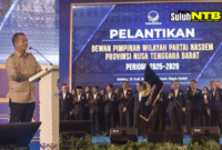 Pelantikan Mori Hanafi sebagai Ketua Nasdem NTB ditekankan sebagai momentum bangkitnya solidaritas politik untuk kemajuan dan pemulihan NTB.