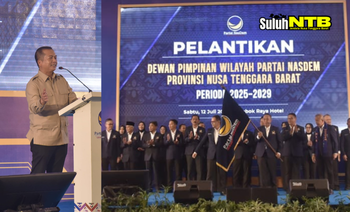 Pelantikan Mori Hanafi sebagai Ketua Nasdem NTB ditekankan sebagai momentum bangkitnya solidaritas politik untuk kemajuan dan pemulihan NTB.
