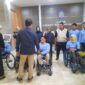 Gubernur NTB  melepas kontingen atlet disabilitas NTB yang akan berlaga di Maybank Marathon 2025 Bali, 24 Agustus 2025.