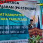 Kadis Dikbudpora KLU H Adenan M. Pd membuka Porsenijar PGRI KLU