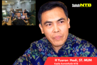 Kepala Dinas Kominfotik NTB H Yusron Hadi ST MUM Paparkan Pesan penting Gubernur Iqbal saat melantik pejabat eselon II pada Rabu (17/9) di Pendopo Gubernur.