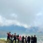 Panorama Bukit Pergasingan Sembalun pada salah satu spot view 